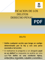 Clasificacion de Los Delitos-2019