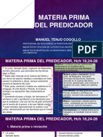 03-Materia Prima Del Predicador