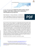 Flow Instability in Highprandtlnumber Liquid Bridges With Fully Temperaturedependent Thermophysical Properties