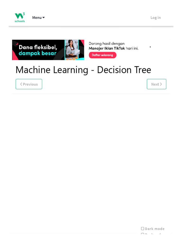 Python Machine Learning Decision Tree | PDF | Java Script | Html
