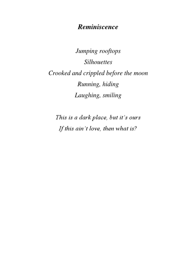 Reminiscence | PDF