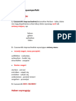 Perkfekt I Plusquamperfekt