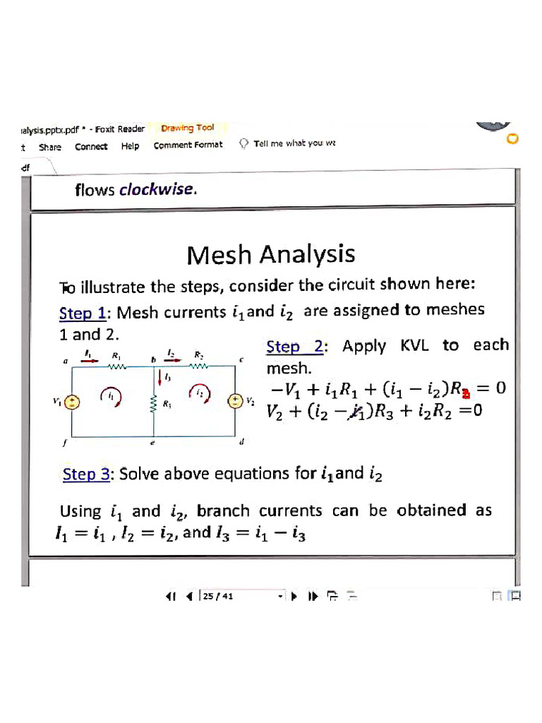 Mesh Anly.,nodal Mesh by Inspection Method PDF
