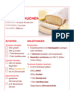 Saftiger Veganer Zitronenkuchen