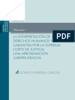 La Interpretación de Los Derechos Humanos y Sus Garantías Por La Suprema Corte de Justicia