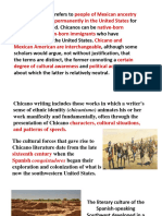 Chicano Literature - Introduction