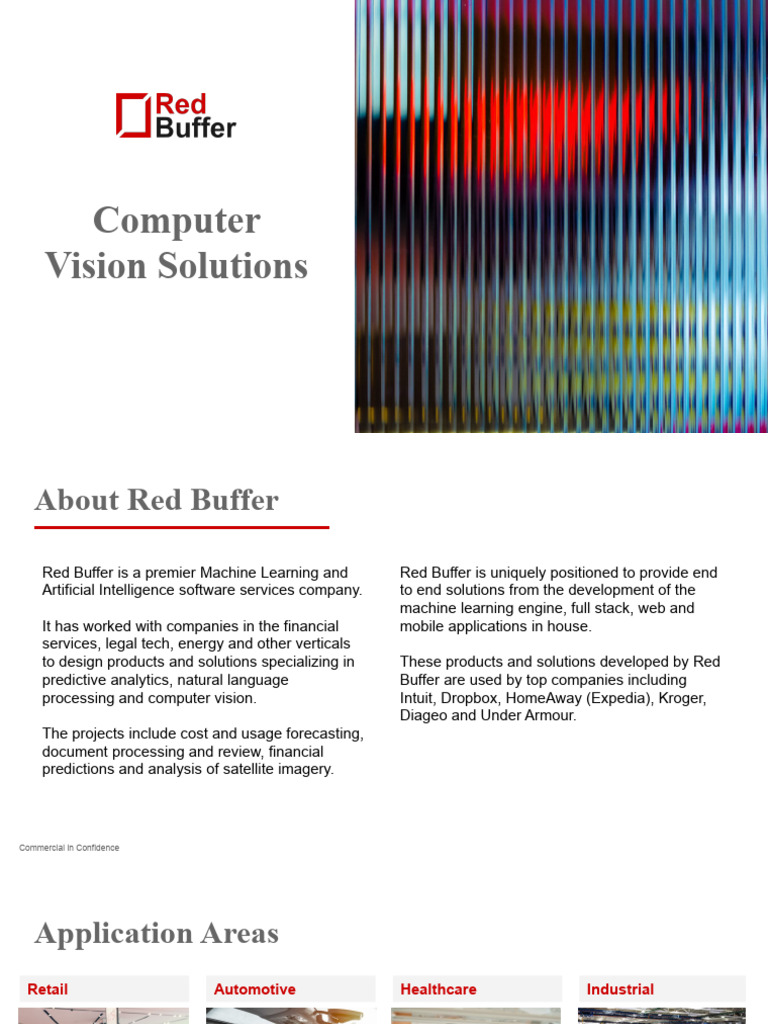 Red Buffer: AI & Computer Vision Solutions | PDF | Automation ...
