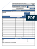 AL-FOR-SSO-001 Registro Capacitación