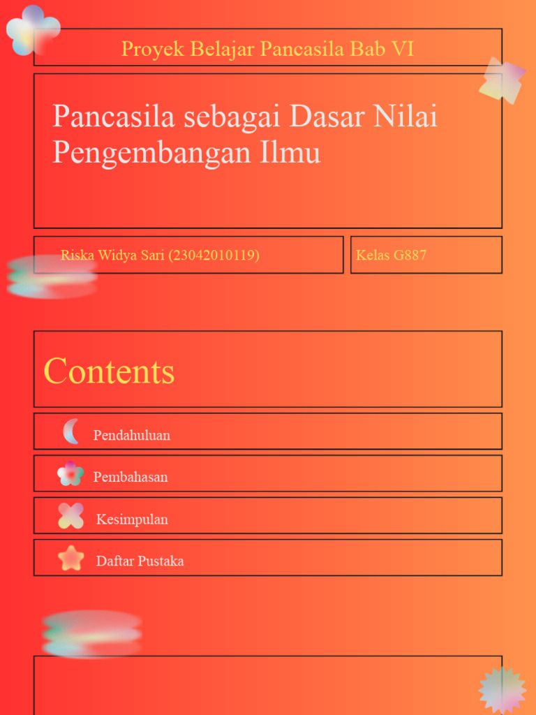 Pancasila sebagai Landasan Ilmu Pengetahuan | PDF | Sains & Matematika