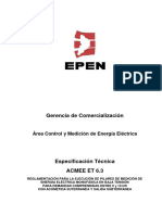 Gerencia de Comercialización: Área Control y Medición de Energía Eléctrica