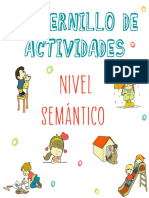 Cuadernillo de Actividades Nivel Semántico