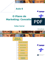 Aula Online - Celso Carrer - Plano de Marketing