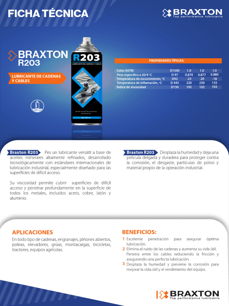 Ficha Tecnica R203 | PDF | Tecnología