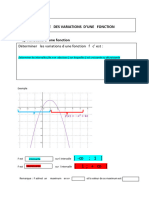 Variations D Une Fonction