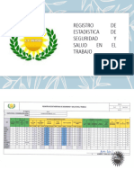 Registro Estadistoca de Seguridad y Salud en El Trabajo