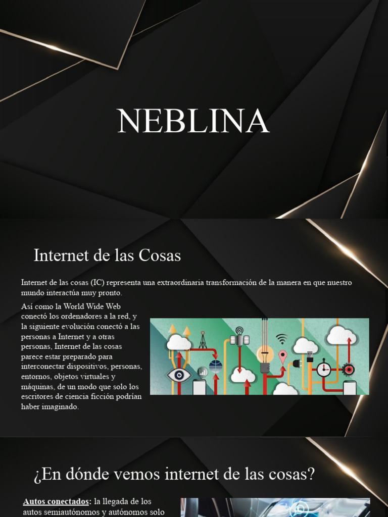 Internet de las Cosas y Computación en Niebla | PDF | Computación en la ...