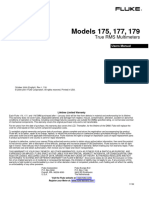 Models 175, 177, 179: True RMS Multimeters