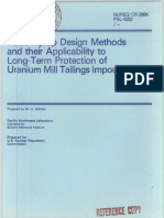 Rock Riprap Design Methods And Their Aplicability to Long-Term Protection of