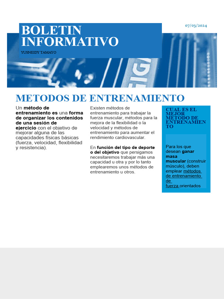 Boletin Informativo | PDF