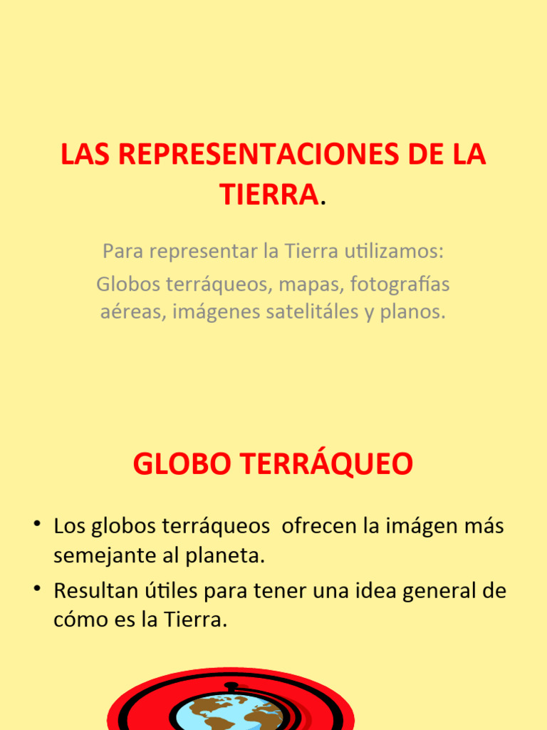 Las Representaciones De La Tierra Pdf Mapa Cartografía