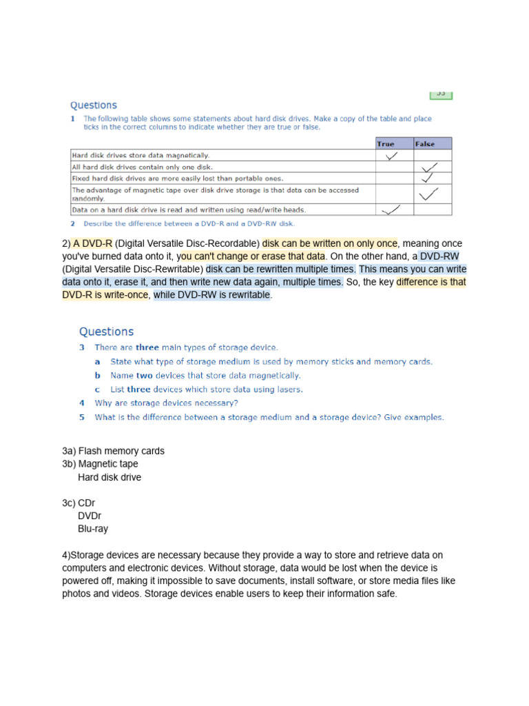 Chapter 3 Storage | PDF