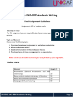 Assignment 3 Brief and Guidelines