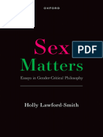 Holly Lawford-Smith - Sex Matters - Essays in Gender-Critical Philosophy-Oxford University Press (2023)