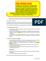 Resolução - (032) 98482-3236 - Roteiro de Aula Prática – Desenho Técnico Mecânico