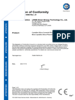 TUV SUD CE Certificate (1500V New Standard)