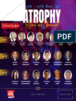 Atrophy2023 - SChedule & Speakers