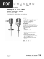 Endress-Hauser iTHERM TM411 EN | PDF | Pipe (Fluid Conveyance) | Metrology