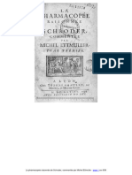 ETTMULLER Michel - La Pharmacopée Raisonnée de Schroder Tome 1 - 1698