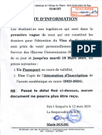Note D'information Sur Le Visa de Courtoisie 12-03-2024 SOU