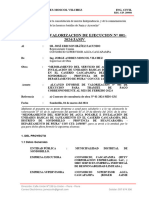 Informe N°001 Sup-Alcanzo Val Ejecucion N°01