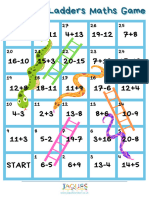 Snakes Ladders Maths Game