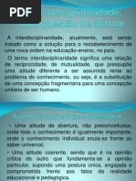 1 - Interdisciplinaridade