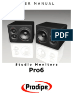 Studio Monitors Pro6 French En1