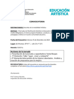 CONVOCATORIA 2 Jornada Distrital