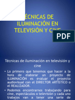 Técnicas de Iluminación en Televisión Y Cine