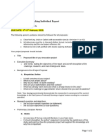 Individual Report Format