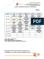 Horarios de Grupos Ago23 Ene24