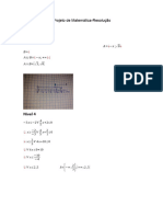 Projeto de Matemática Resoluçao