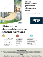 Sanepar Revolucionando Os Serviços de Água e Saneamento No Paraná