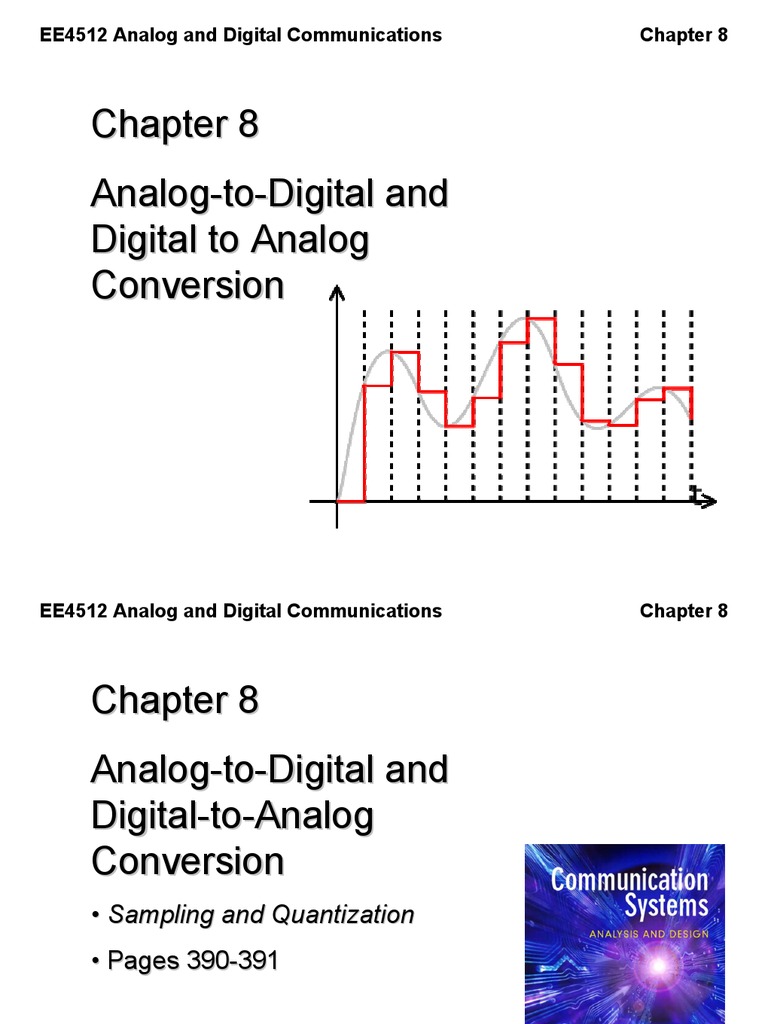 Chapter 8 MS | PDF | Analog To Digital Converter | Sampling (Signal ...