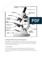 14 Bagian Mikroskop Dan Fungsinya