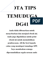 Nota Tips Temuduga DG41