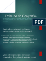 Trabalho de Geografia