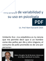 Medidas de Variabilidad Estadistica