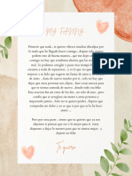Carta Amor Fondo Acuarela