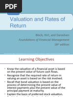 Module 3 Valuation and Rates of Return